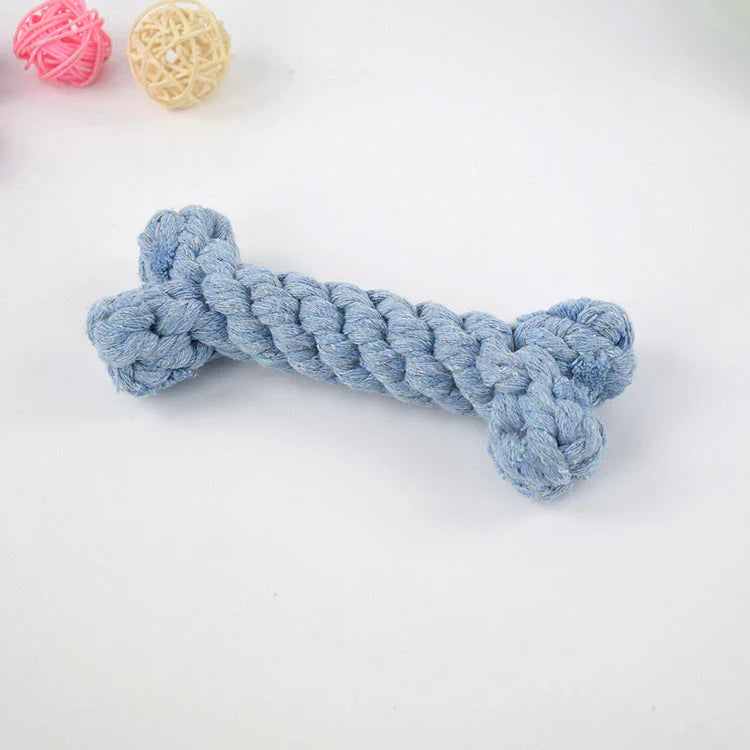 Rope dental toy two-piece set