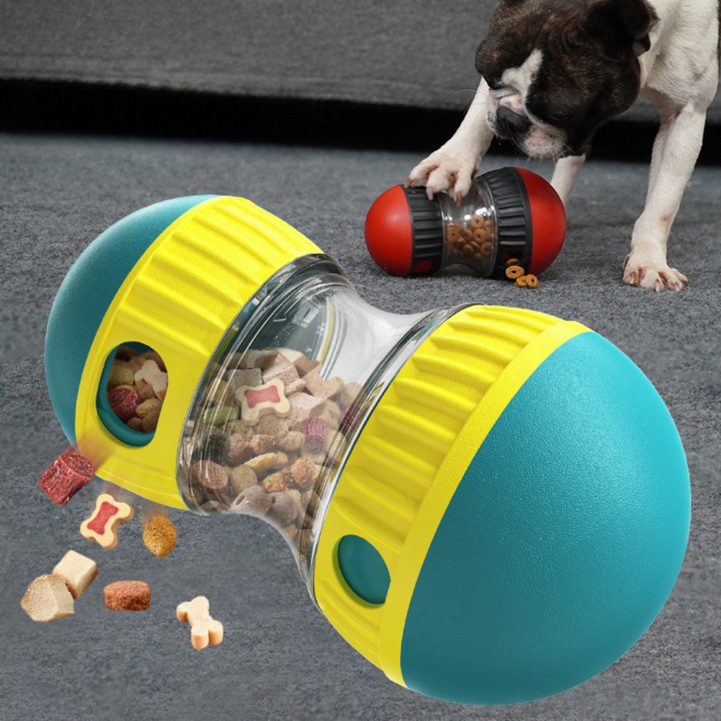 Interactive treat dispenser toy for dogs