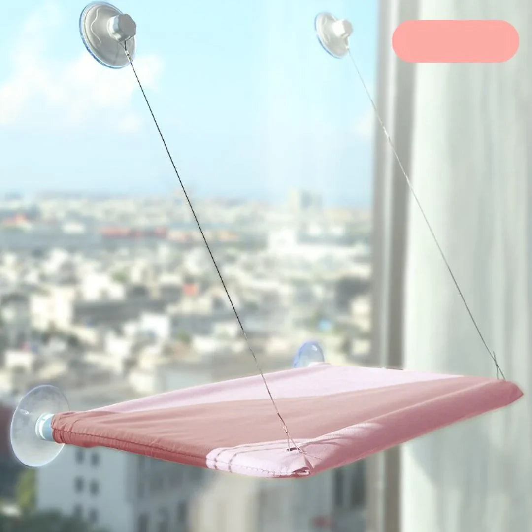 Window cat lounger suction cup fitting