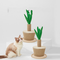 Flowerpot climbing frame for cats