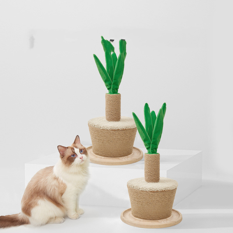 Flowerpot climbing frame for cats