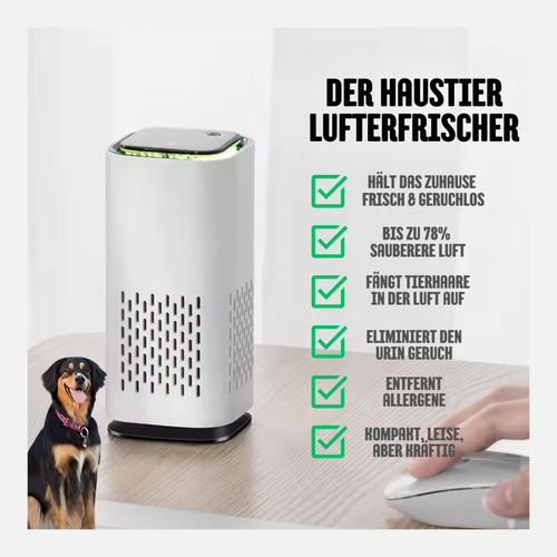 HEPA air purifier for pet odours
