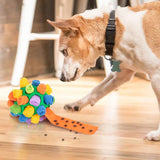 Snuffle ball treat toy for dogs