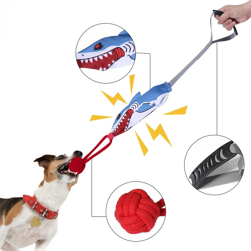 Corn design dog tug toy