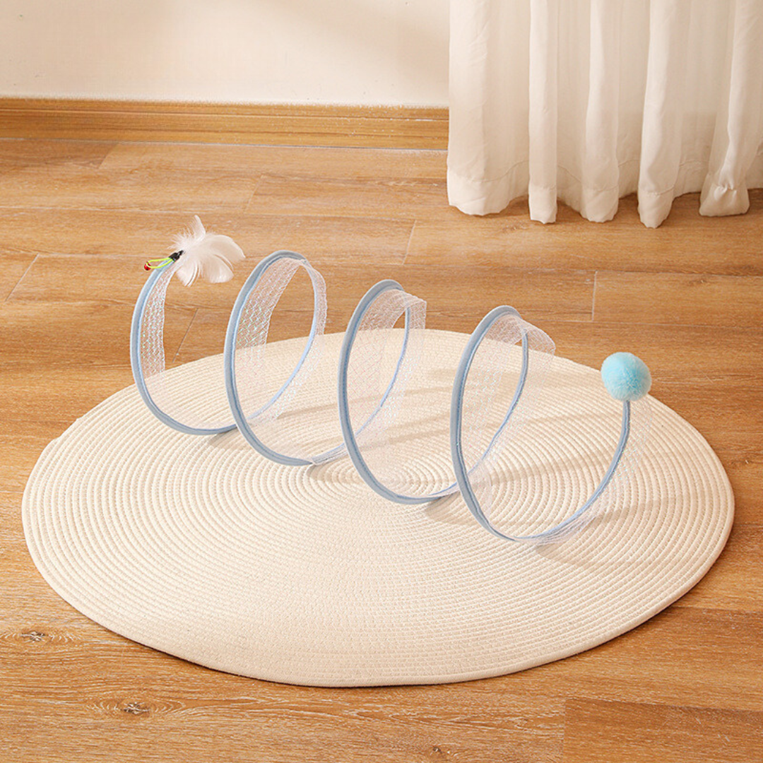 Sisal feather ball cat toy