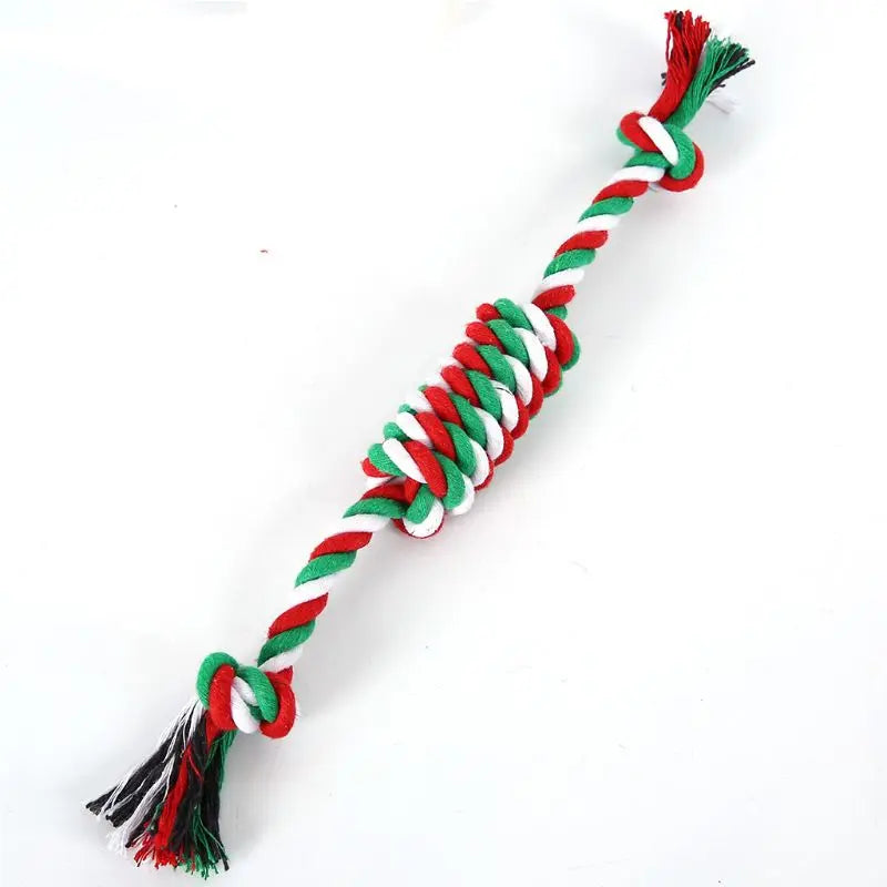 Rope ball dog toy from the set
