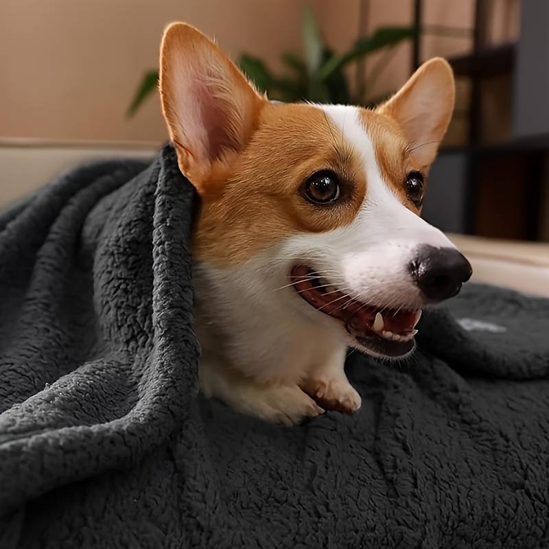 SnuggleFur fleece puppy blanket