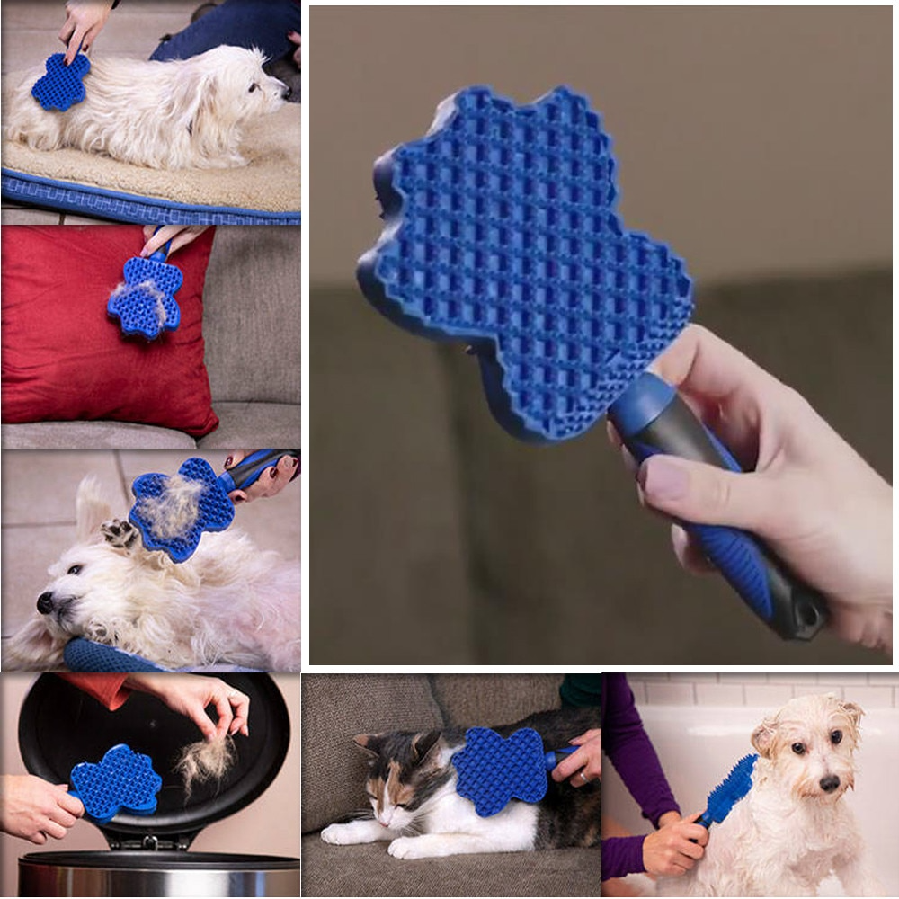 FurMagic 2-in-1 grooming brush for dogs and cats