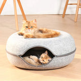 PurrNest luxury donut cat bed