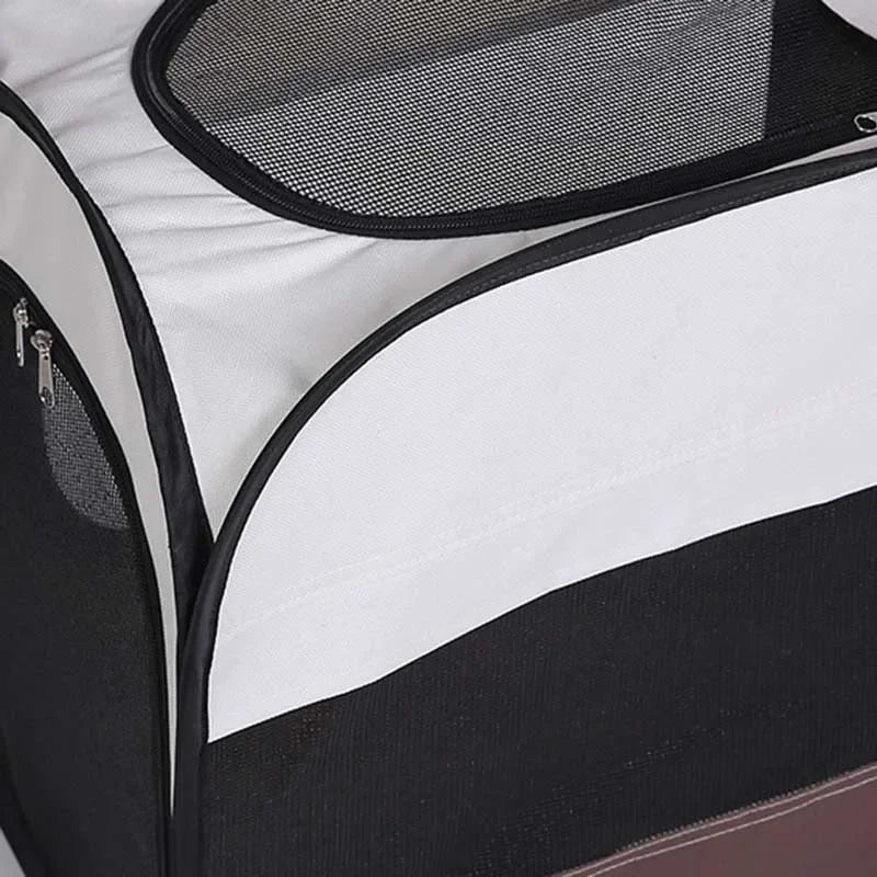 Foldable pet drying and travel box detail