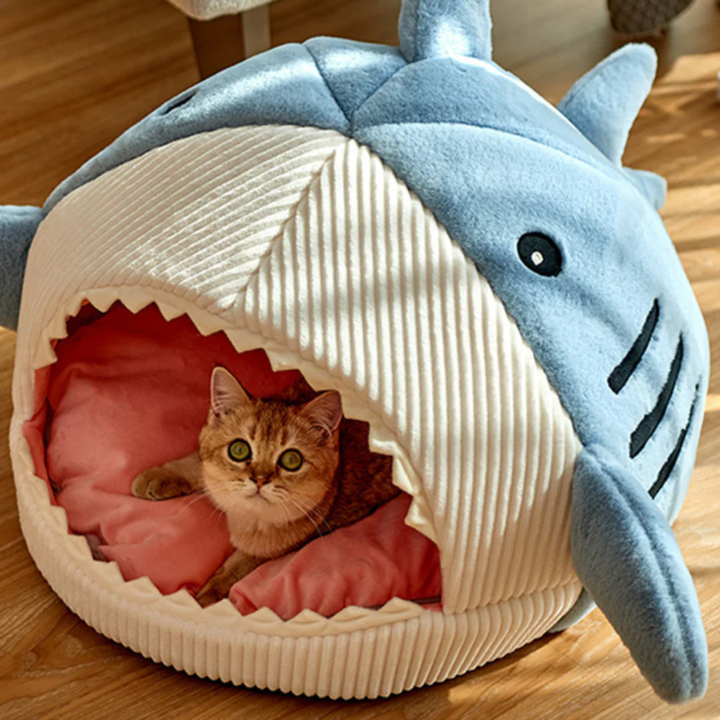 CosyNest portable cat cave with cushion