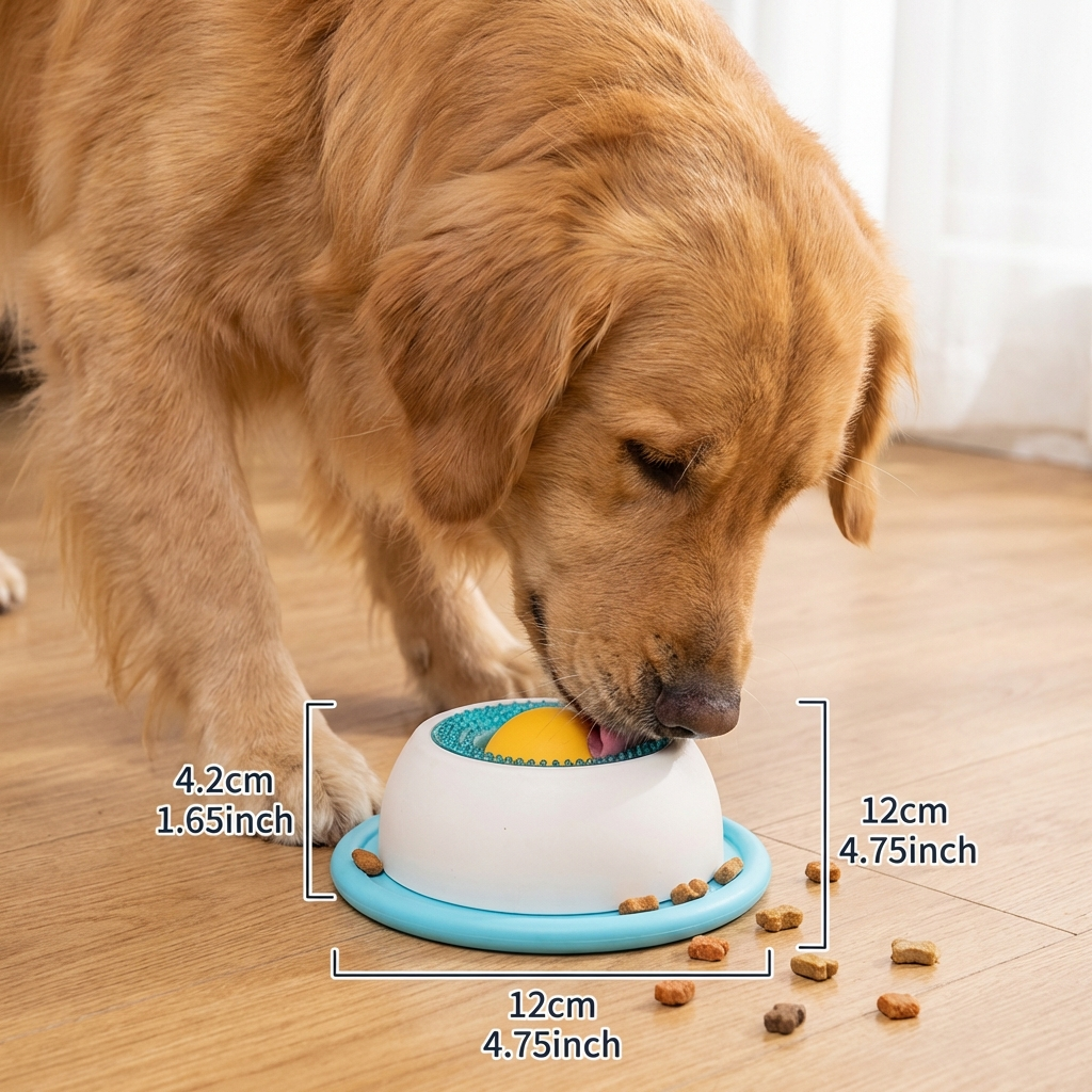 Interactive lick mat slow feeder for dogs