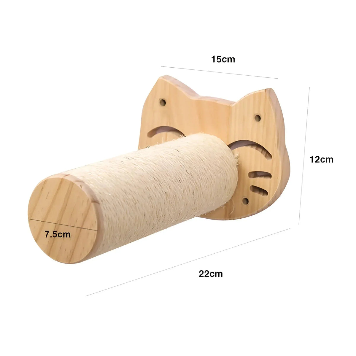 ClimbBuddy cat-motif wall shelf