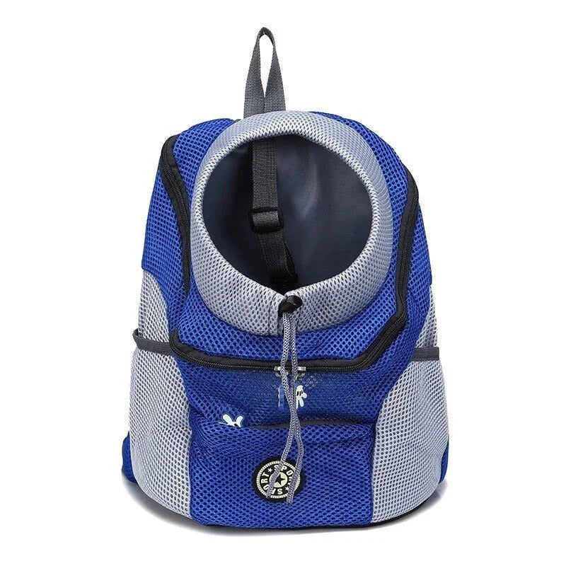 BuddyPack dog backpack shown in all five colours