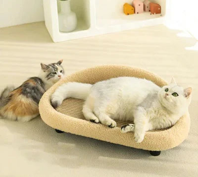 RelaxNest cat bed with sisal scratch surface