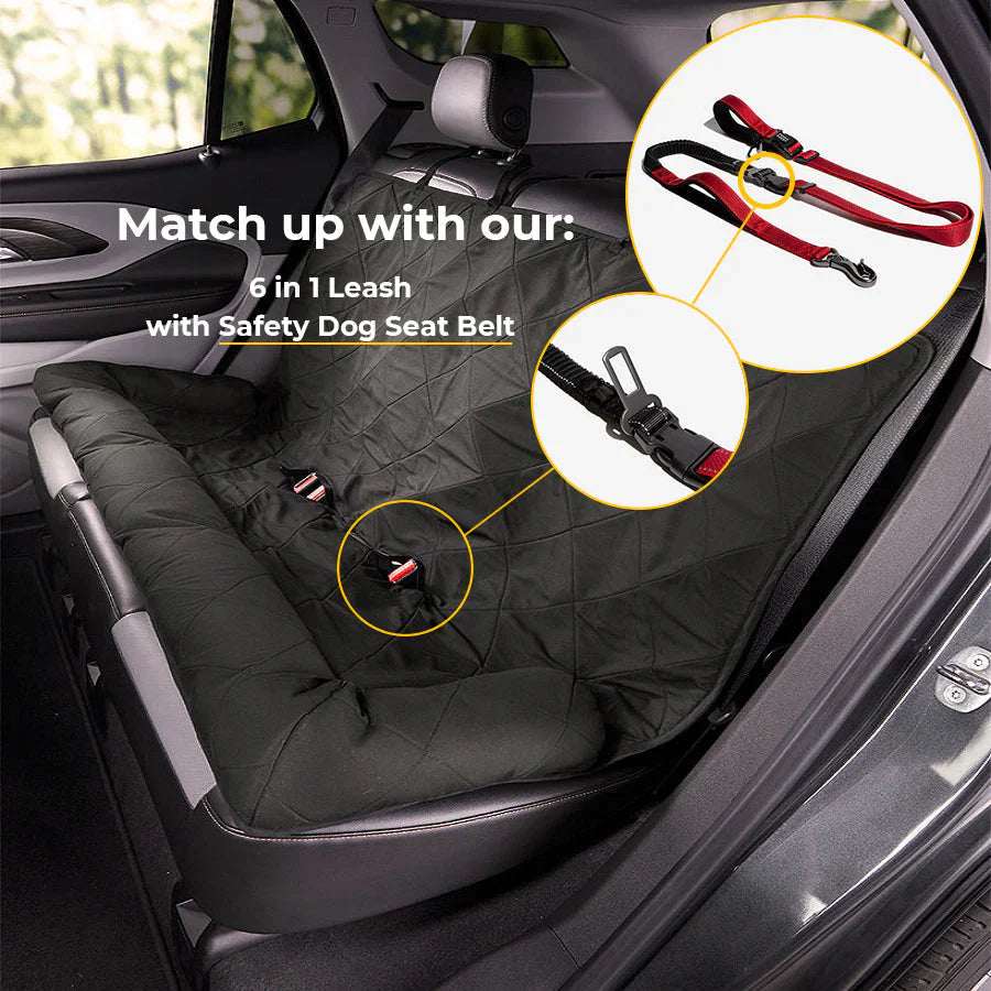 Soft bolster edge of the TravelPaw dog car bed
