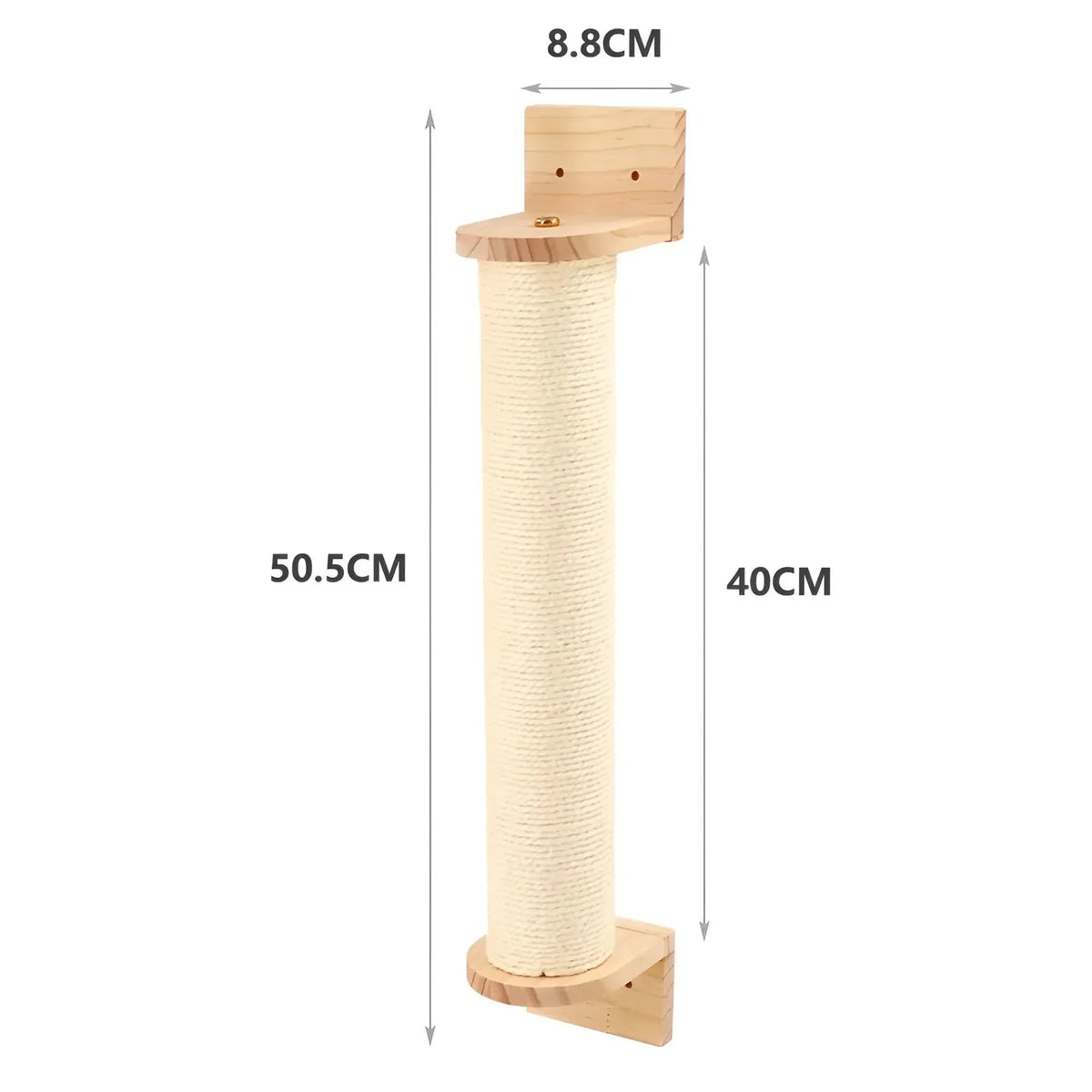 ClimbBuddy white cat hammock shelf