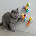 Interactive spinning cat toys set of 3 with suction cups