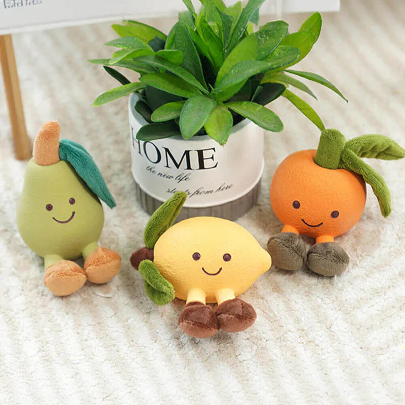 HappyBite latex fruit chew toy for dogs