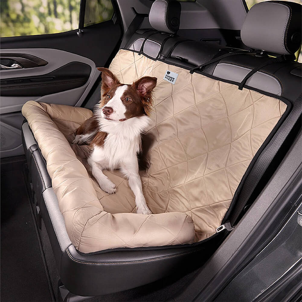 TravelPaw 2-in-1 dog car seat bed and cover