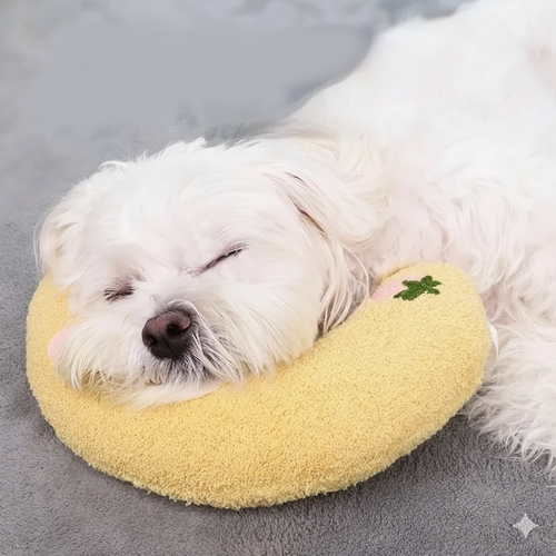 Ergonomic U-shaped memory foam dog cushion