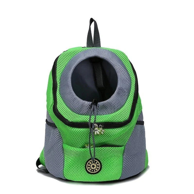 BuddyPack carrier backpack in red and orange