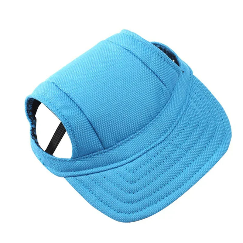 Pet cap in striped design