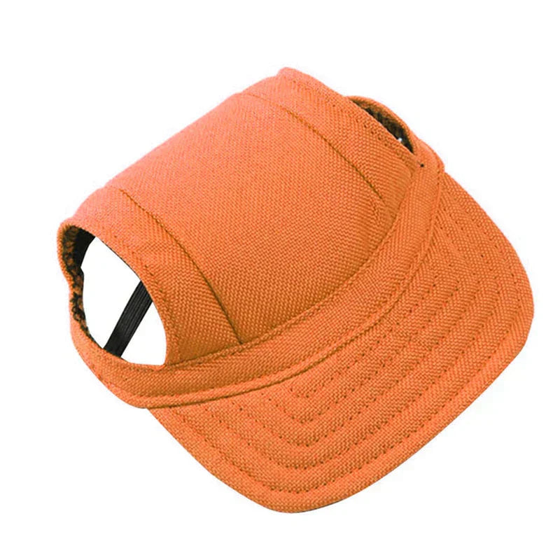 Pet cap in orange