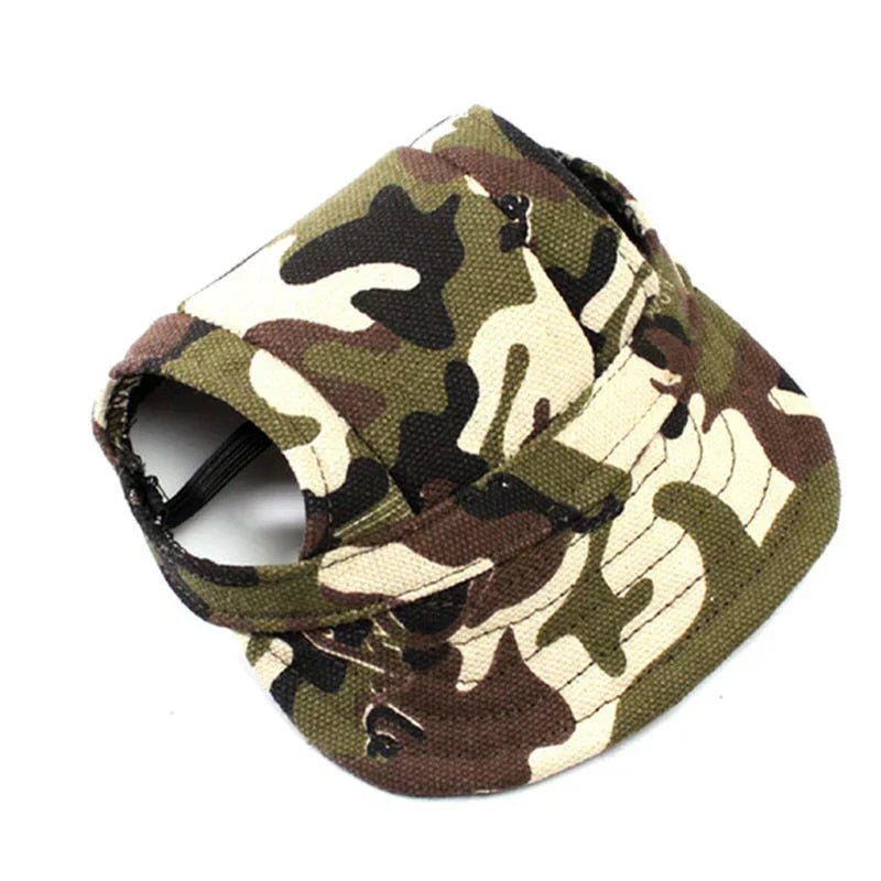 Pet cap in floral design