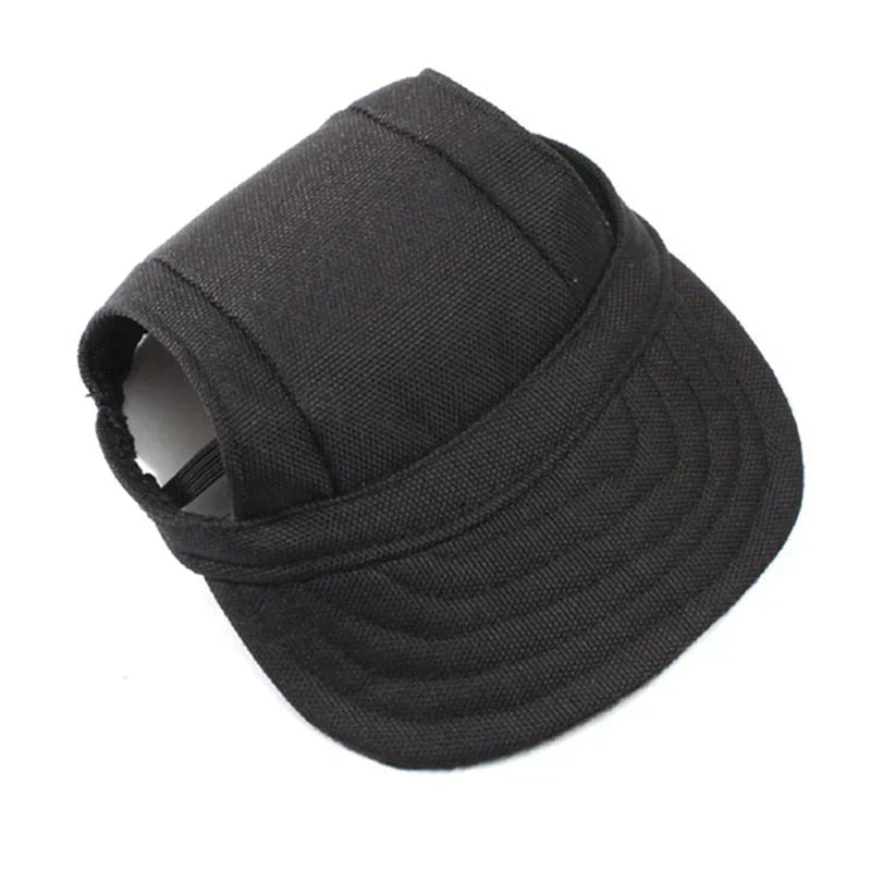 Pet cap in black