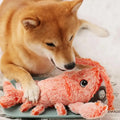Jumping crab interactive dog toy