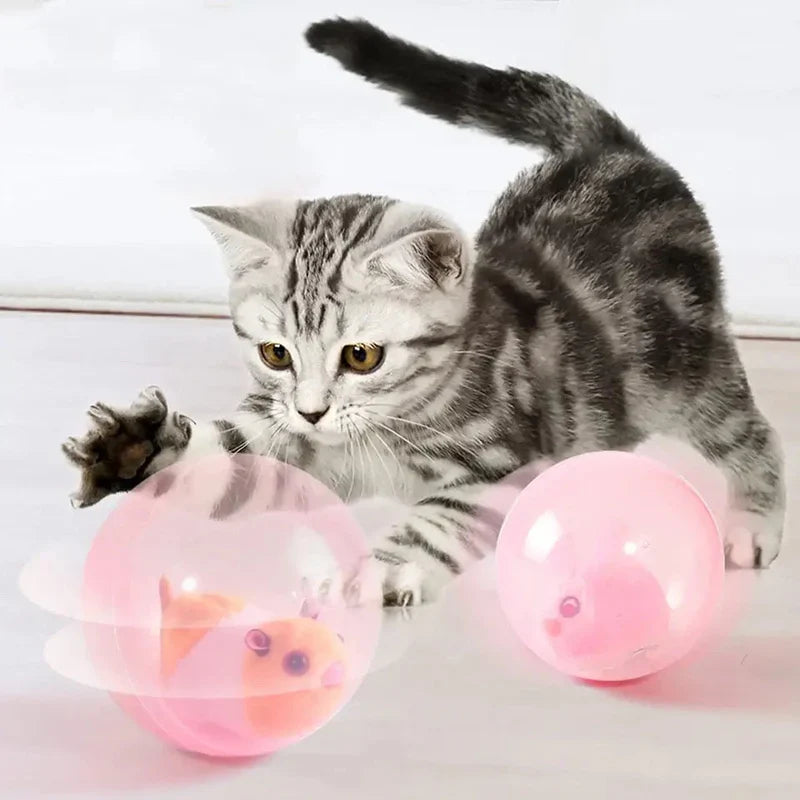 FluffyRoller rolling cat toy