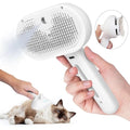 Premium steam pet grooming brush