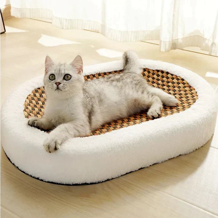 PurrSpot Deluxe cat scratcher and bed