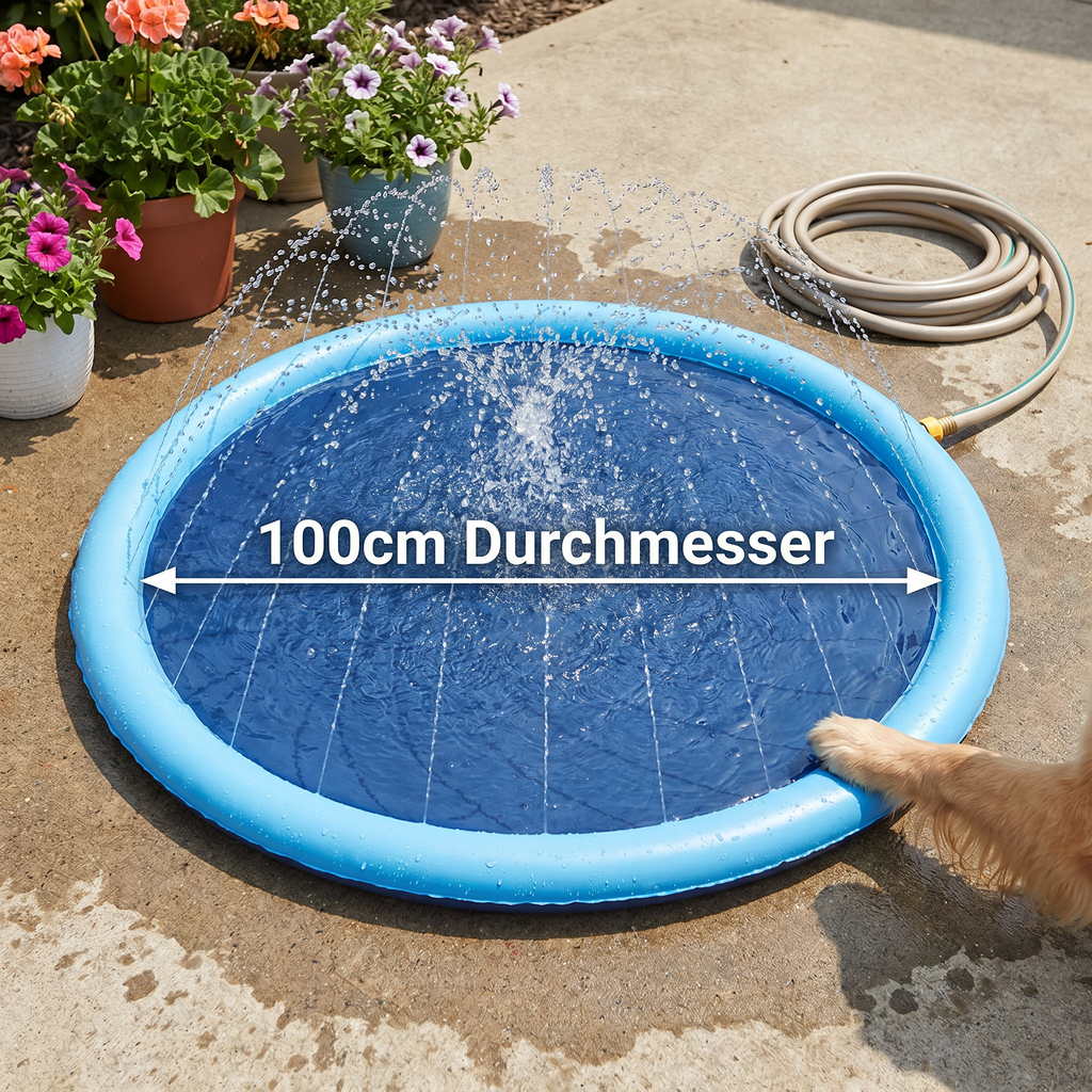 Dog fountain summer water toy