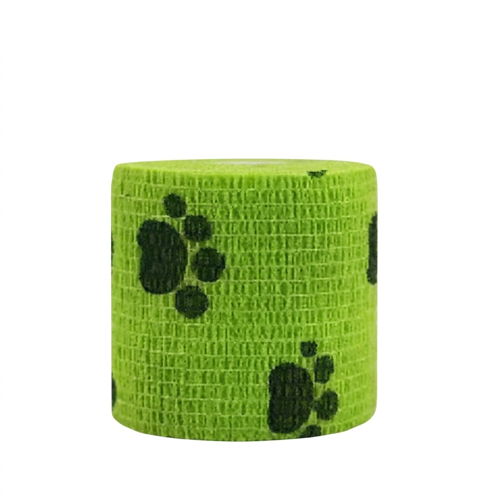 Self-adhesive pet paw bandage features
