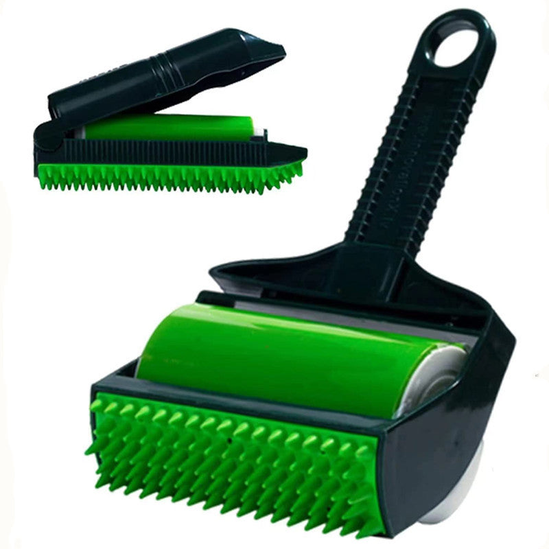 Reusable 3-in-1 pet hair roller