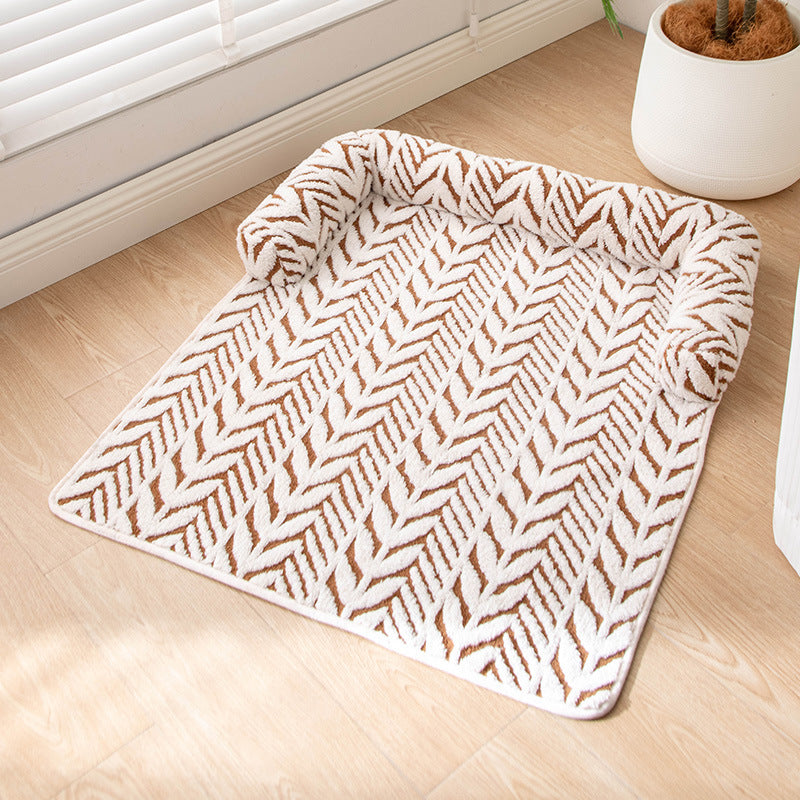 Ultra-soft orthopedic cat bed mat size options
