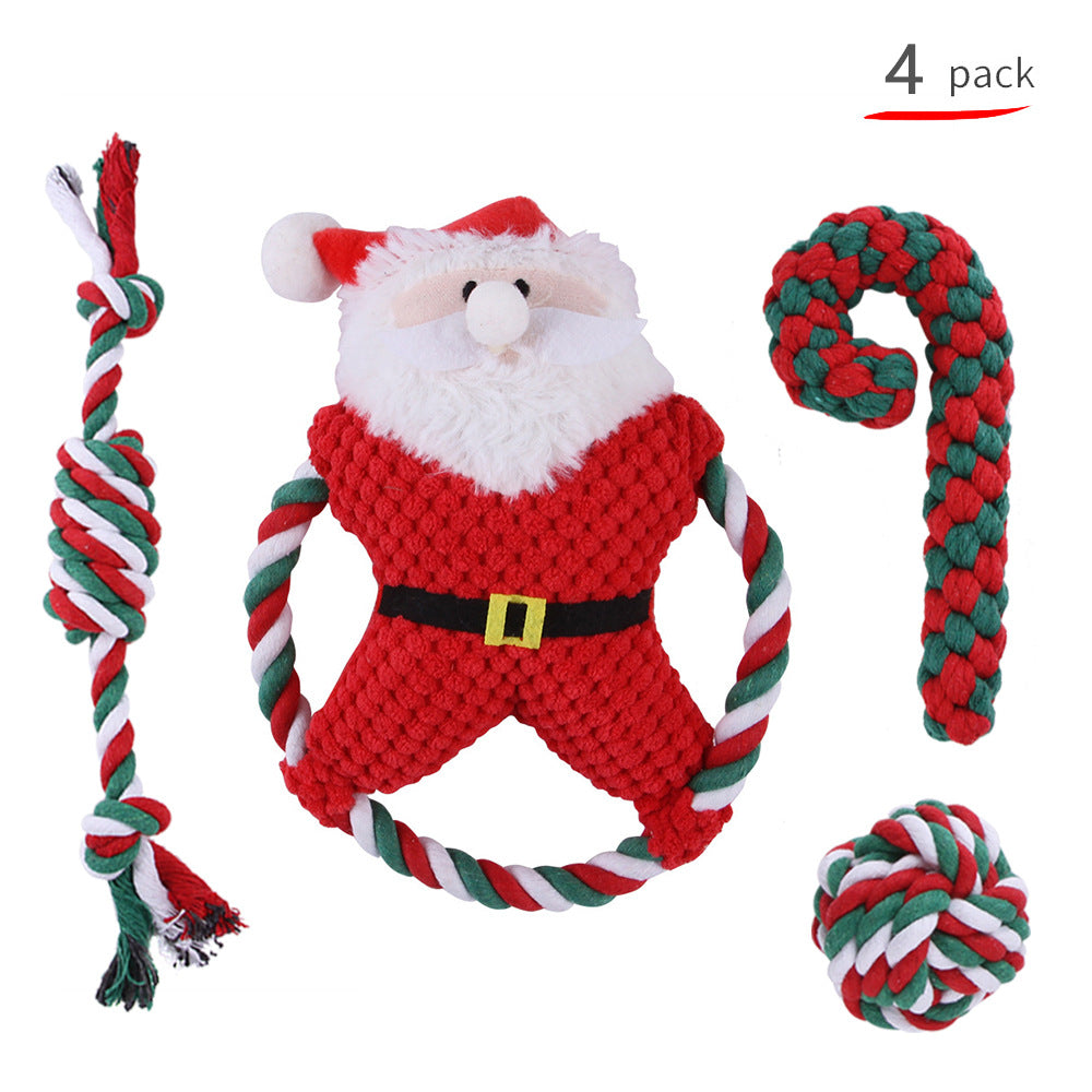 Durable Knotted Rope Dog Toy Set