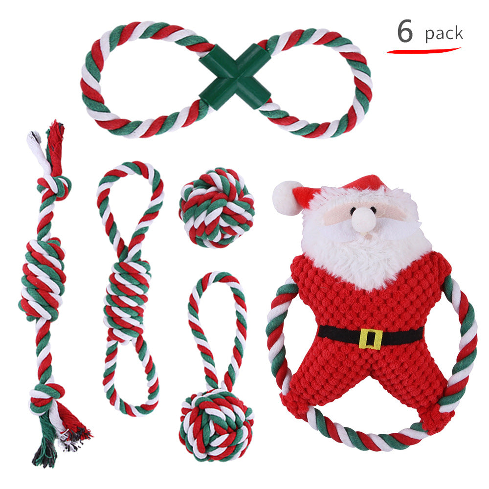 Durable Knotted Rope Dog Toy Set