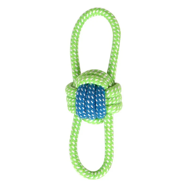 PlayPaw rope ball with safety ring