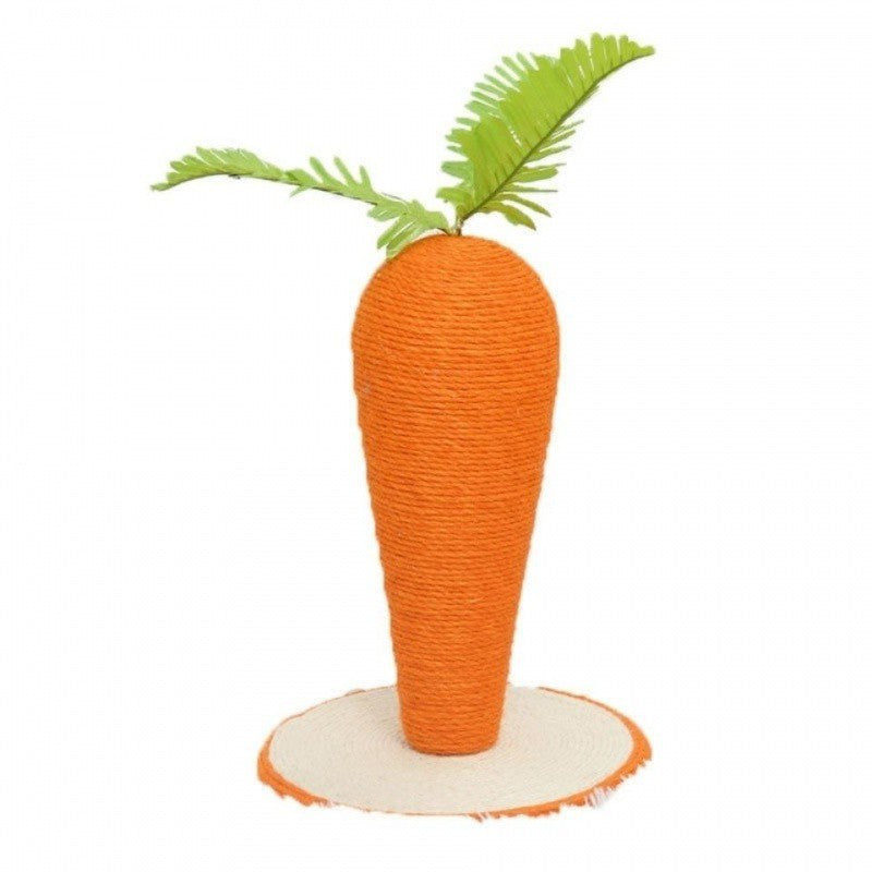 Carrot sisal scratcher with natural rope