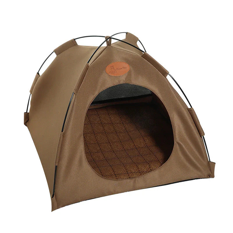 CoolCat Retreat cat tent with soft cushion