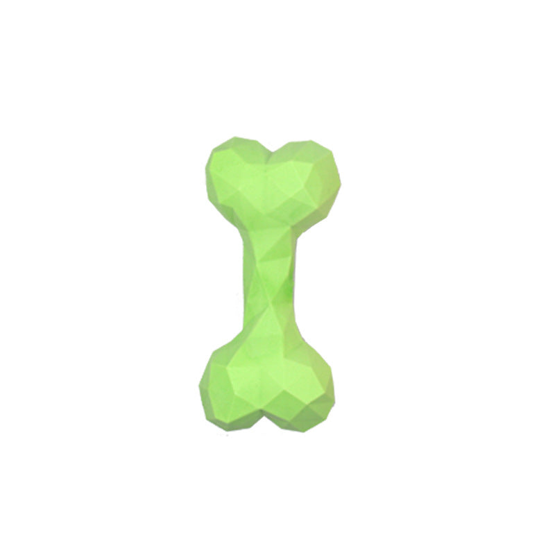 Durable interactive dog chew bone detail