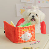 Snuffle book enrichment toy for dogs
