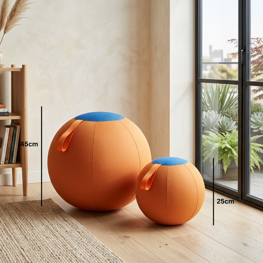 Durable training ball with cover for dogs