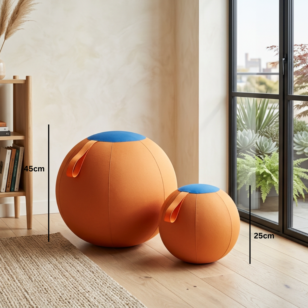 Durable training ball with cover for dogs