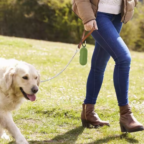 120 dog poop bags with dispenser
