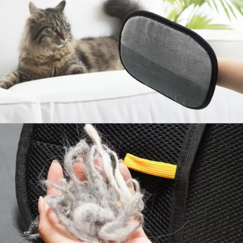 Practical pet hair removal glove