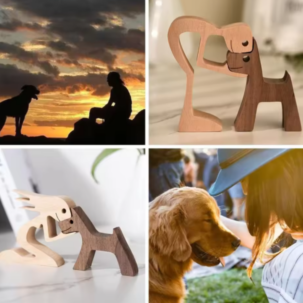 DogHeart hand-carved dog figurine